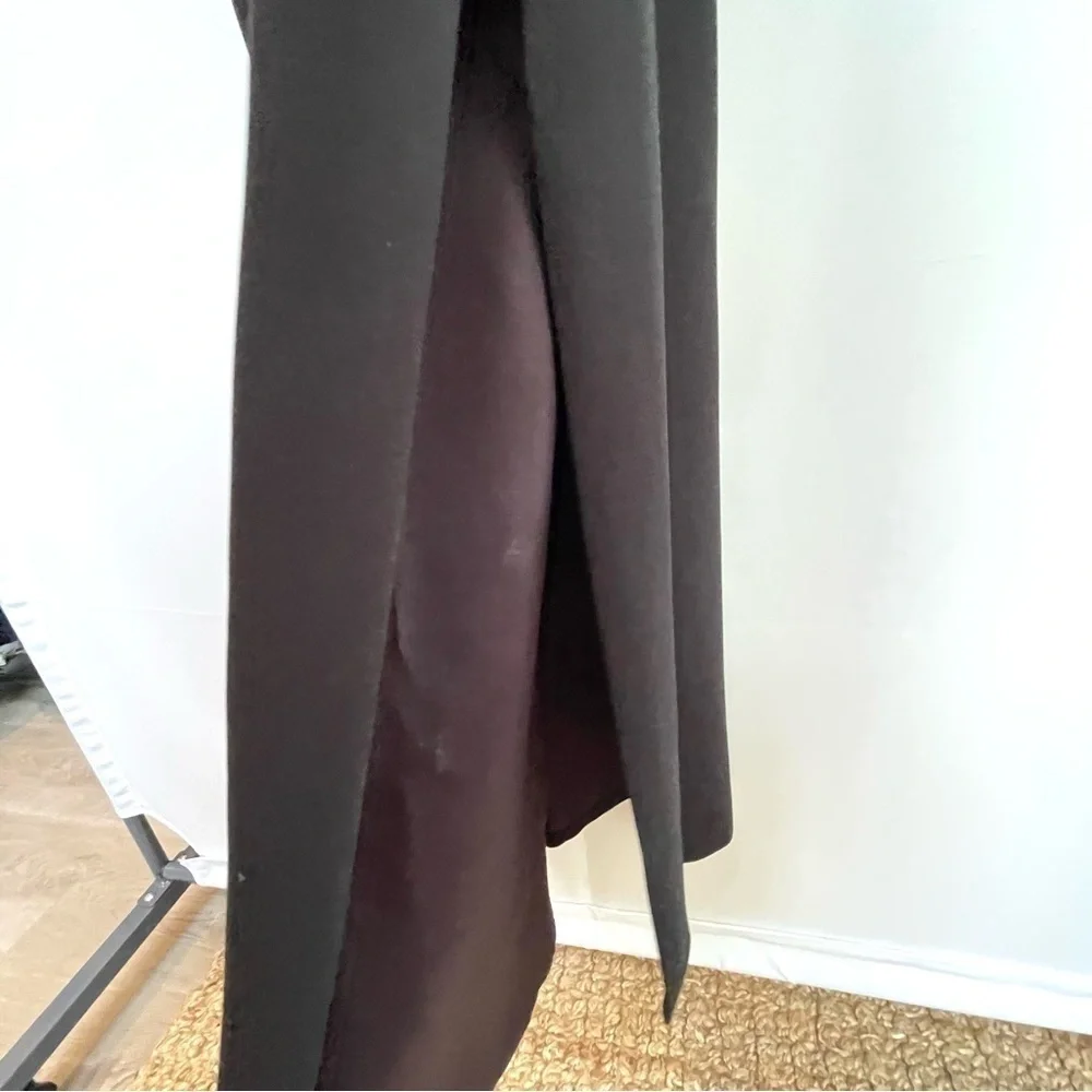 Vintage 90s Rampage Black‎ Formal Sweet Heart Bow Neckline Maxi Dress, XS